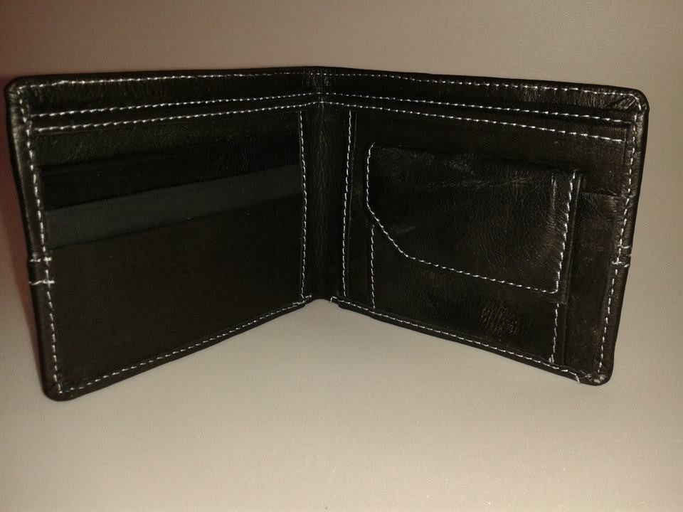Black Suede Wallet